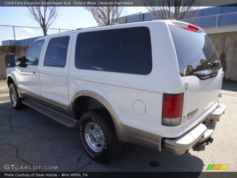 Oxford White / Medium Parchment 2004 Ford Excursion Eddie Bauer 4x4