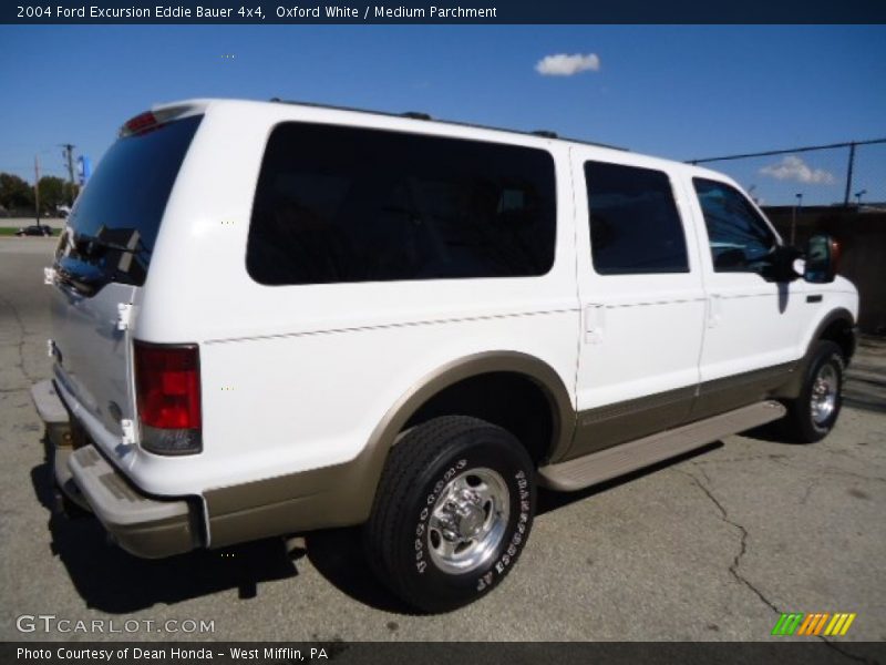 Oxford White / Medium Parchment 2004 Ford Excursion Eddie Bauer 4x4