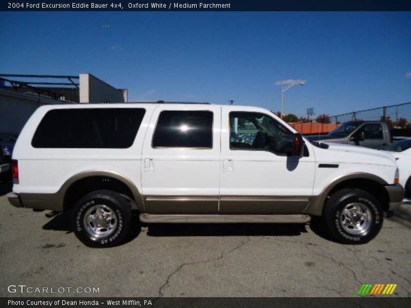 Oxford White / Medium Parchment 2004 Ford Excursion Eddie Bauer 4x4