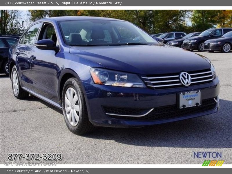 Night Blue Metallic / Moonrock Gray 2012 Volkswagen Passat 2.5L S