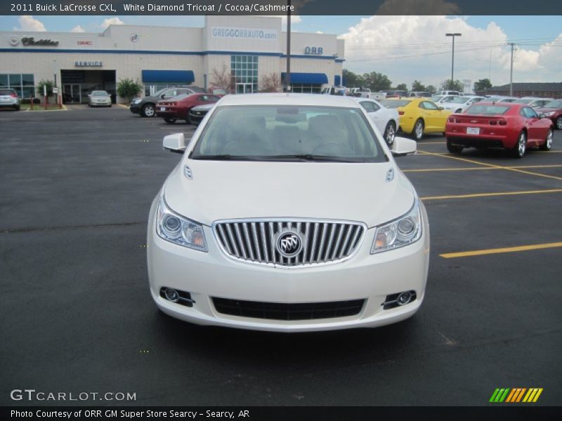 White Diamond Tricoat / Cocoa/Cashmere 2011 Buick LaCrosse CXL