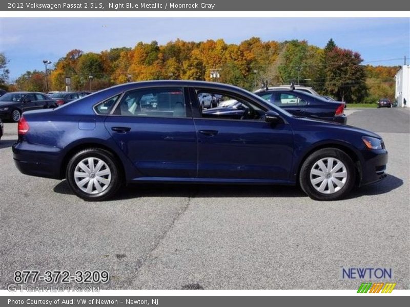 Night Blue Metallic / Moonrock Gray 2012 Volkswagen Passat 2.5L S