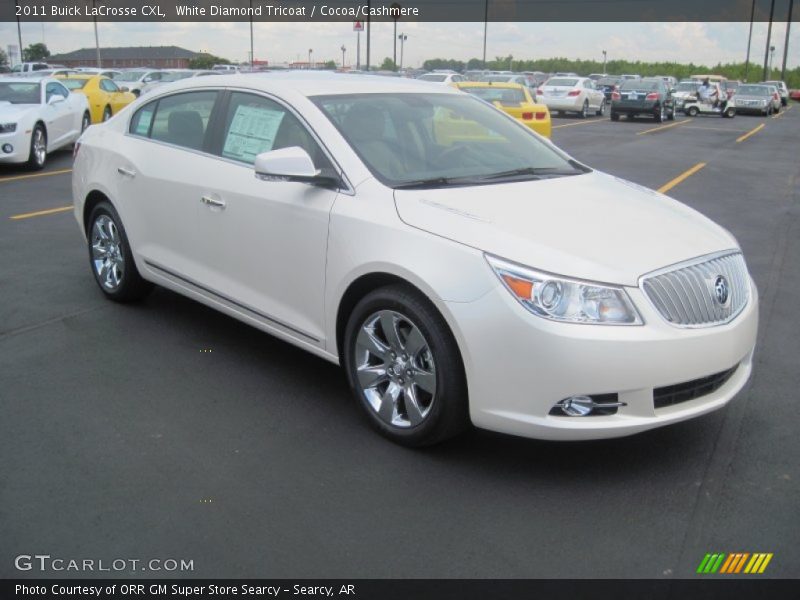 White Diamond Tricoat / Cocoa/Cashmere 2011 Buick LaCrosse CXL