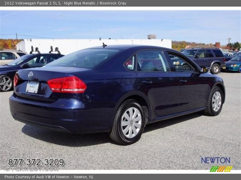 Night Blue Metallic / Moonrock Gray 2012 Volkswagen Passat 2.5L S