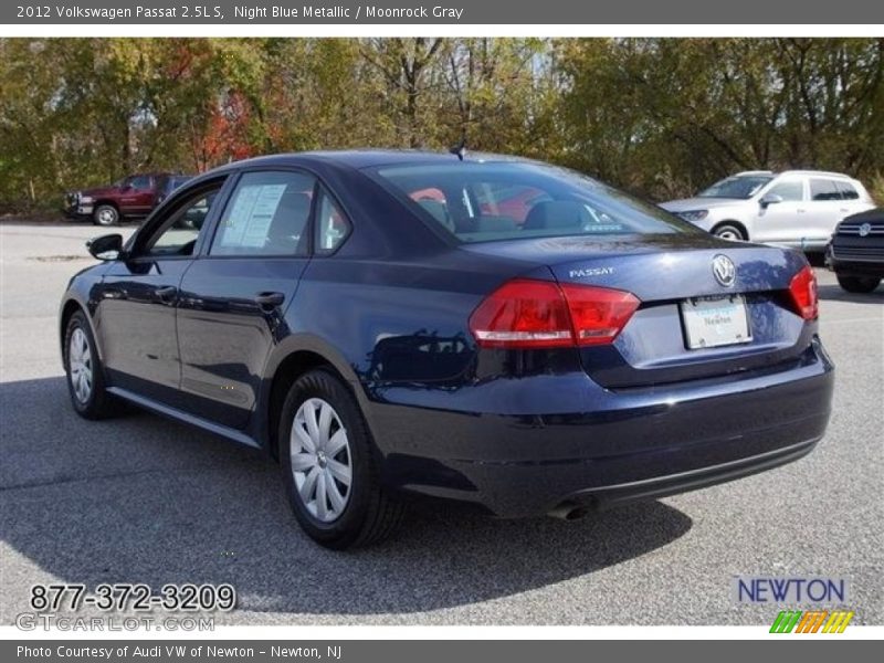 Night Blue Metallic / Moonrock Gray 2012 Volkswagen Passat 2.5L S