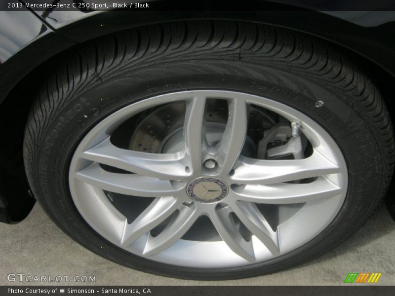 Black / Black 2013 Mercedes-Benz C 250 Sport