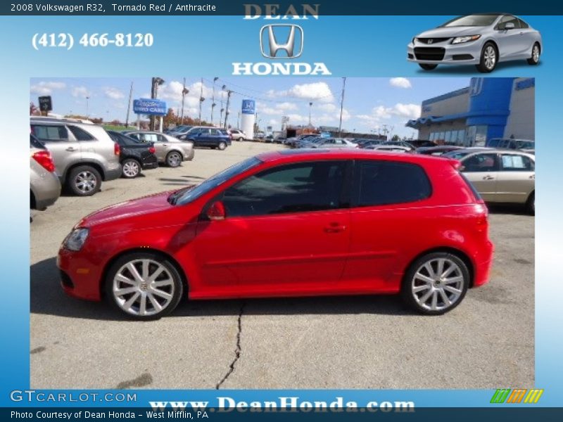 Tornado Red / Anthracite 2008 Volkswagen R32