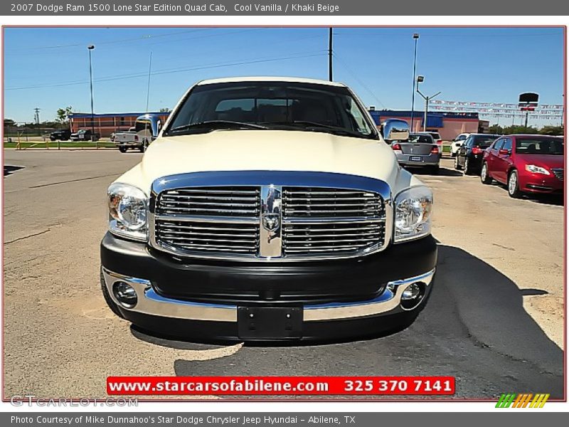 Cool Vanilla / Khaki Beige 2007 Dodge Ram 1500 Lone Star Edition Quad Cab