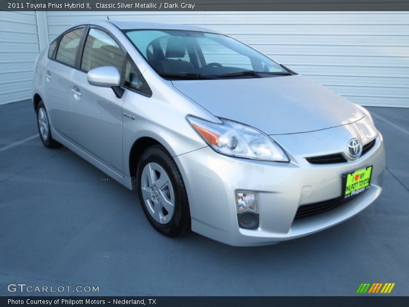 Classic Silver Metallic / Dark Gray 2011 Toyota Prius Hybrid II