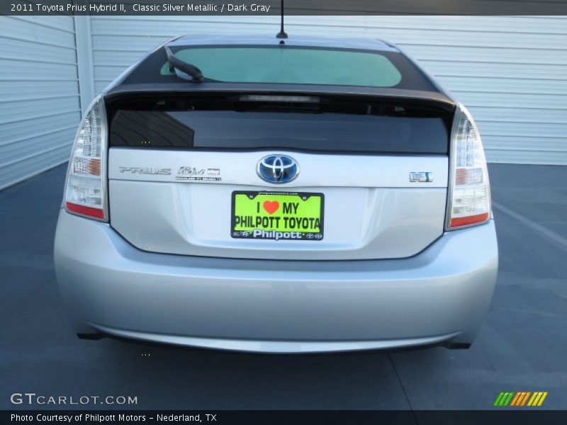 Classic Silver Metallic / Dark Gray 2011 Toyota Prius Hybrid II
