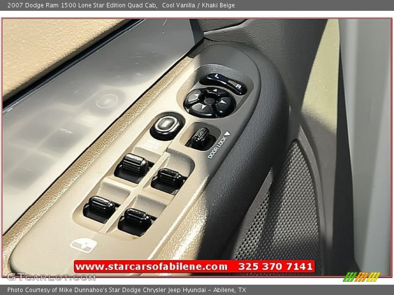 Cool Vanilla / Khaki Beige 2007 Dodge Ram 1500 Lone Star Edition Quad Cab
