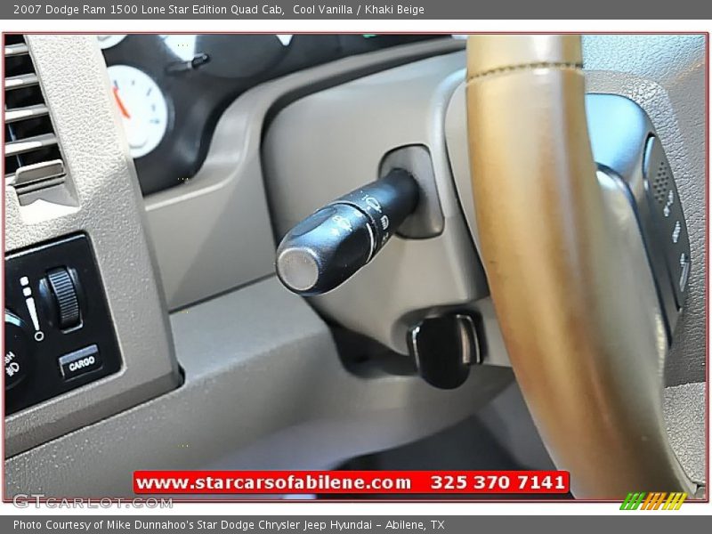 Cool Vanilla / Khaki Beige 2007 Dodge Ram 1500 Lone Star Edition Quad Cab