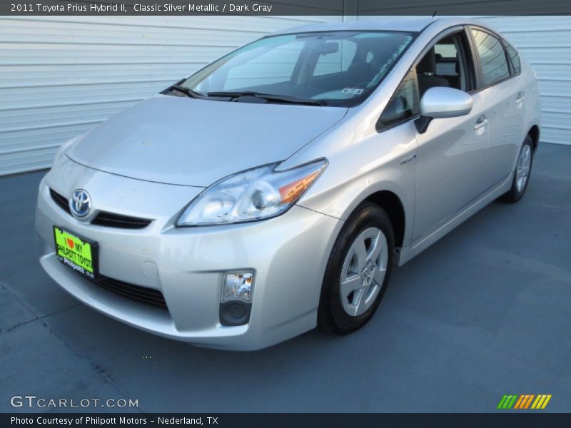 Classic Silver Metallic / Dark Gray 2011 Toyota Prius Hybrid II