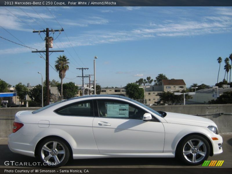Polar White / Almond/Mocha 2013 Mercedes-Benz C 250 Coupe