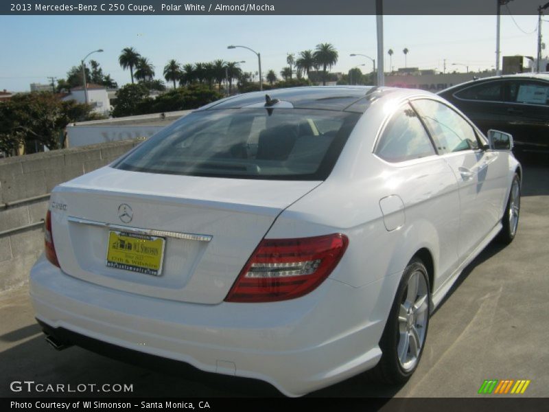 Polar White / Almond/Mocha 2013 Mercedes-Benz C 250 Coupe