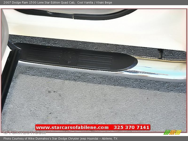 Cool Vanilla / Khaki Beige 2007 Dodge Ram 1500 Lone Star Edition Quad Cab