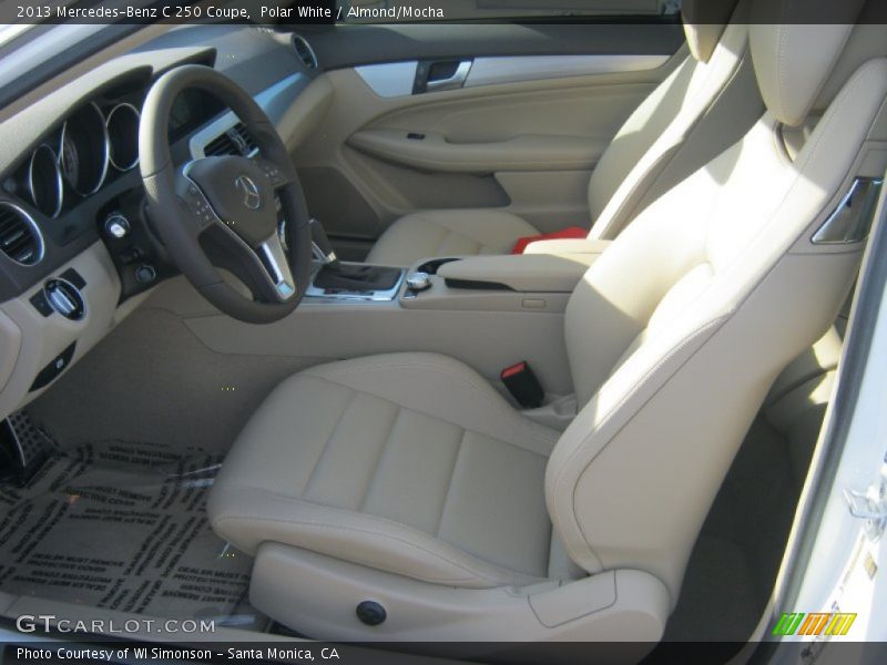 Polar White / Almond/Mocha 2013 Mercedes-Benz C 250 Coupe