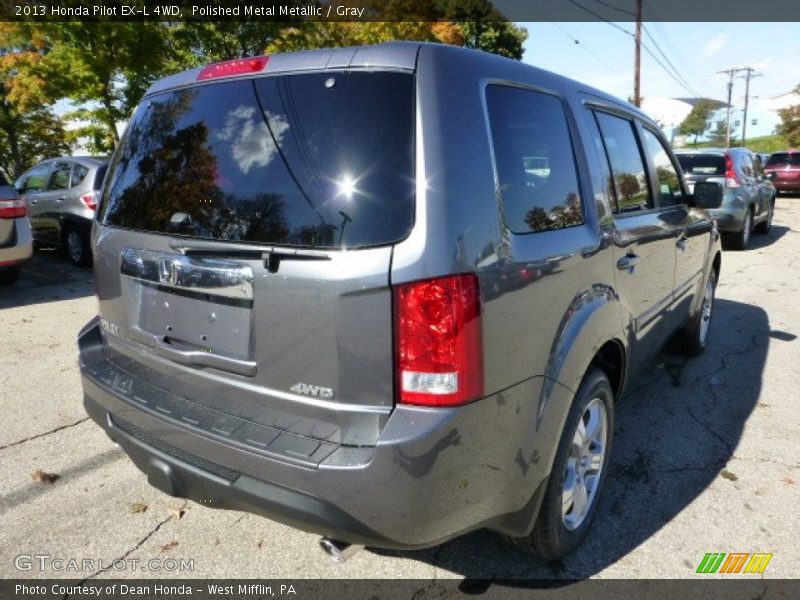 Polished Metal Metallic / Gray 2013 Honda Pilot EX-L 4WD