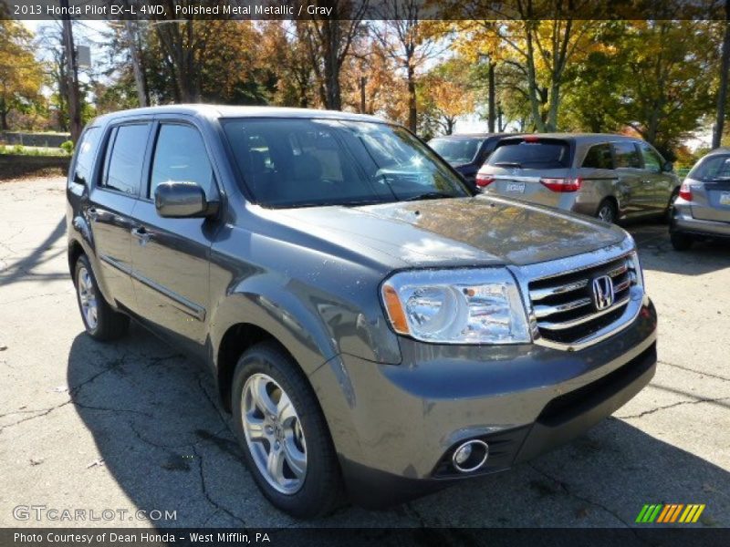 Polished Metal Metallic / Gray 2013 Honda Pilot EX-L 4WD