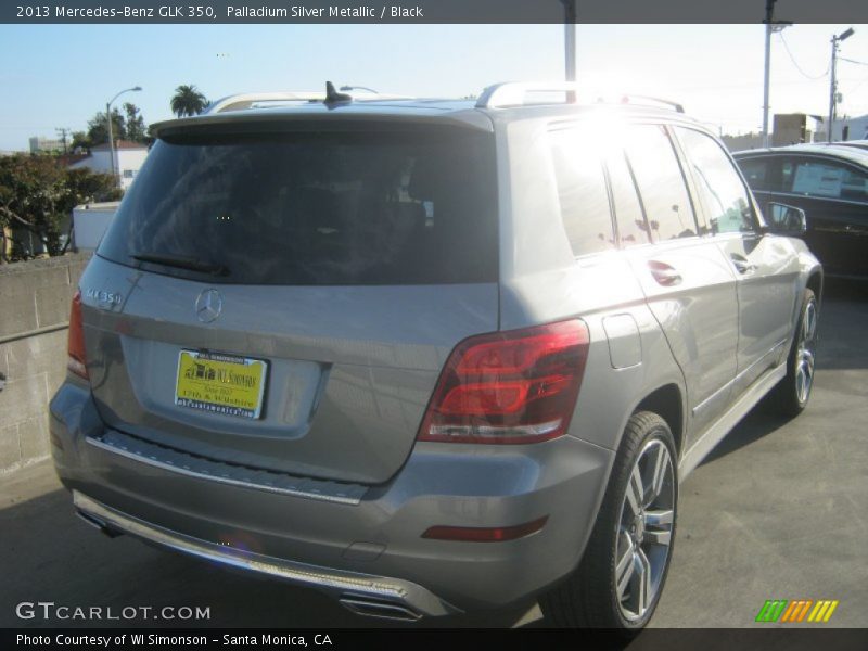 Palladium Silver Metallic / Black 2013 Mercedes-Benz GLK 350