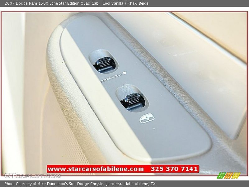 Cool Vanilla / Khaki Beige 2007 Dodge Ram 1500 Lone Star Edition Quad Cab
