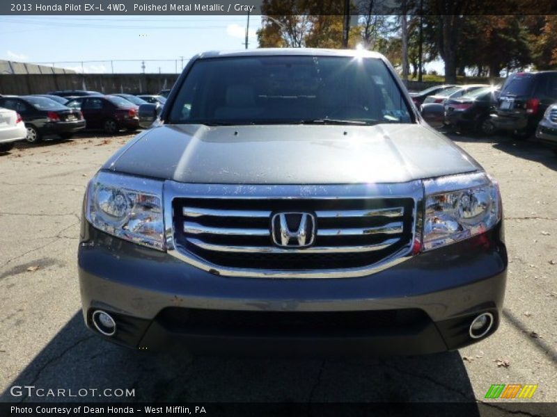 Polished Metal Metallic / Gray 2013 Honda Pilot EX-L 4WD