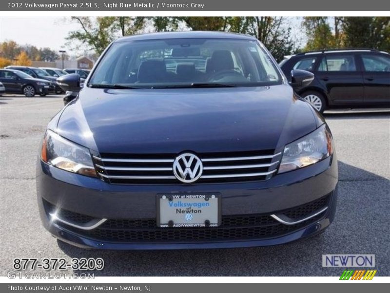 Night Blue Metallic / Moonrock Gray 2012 Volkswagen Passat 2.5L S