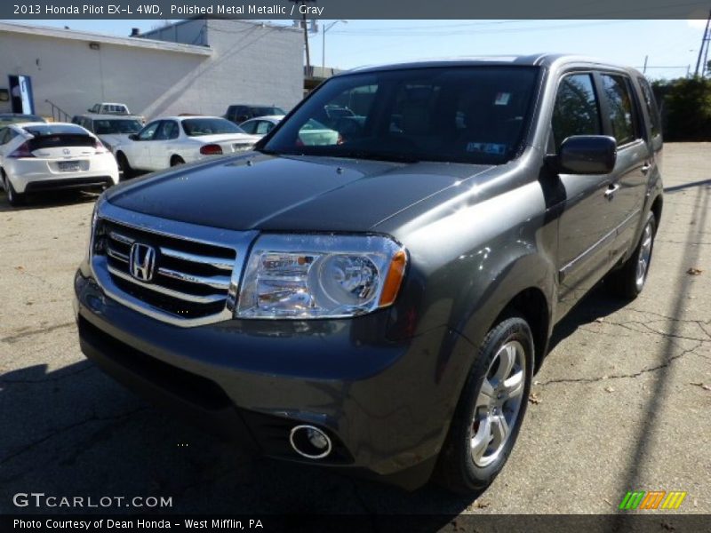 Polished Metal Metallic / Gray 2013 Honda Pilot EX-L 4WD