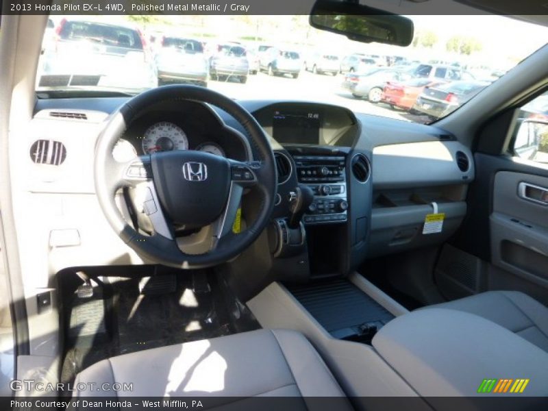 Polished Metal Metallic / Gray 2013 Honda Pilot EX-L 4WD