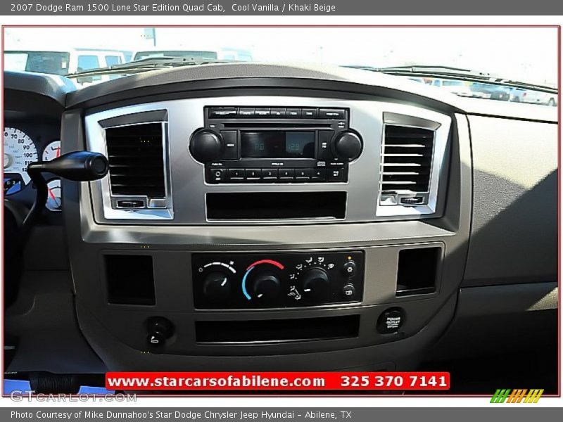 Cool Vanilla / Khaki Beige 2007 Dodge Ram 1500 Lone Star Edition Quad Cab