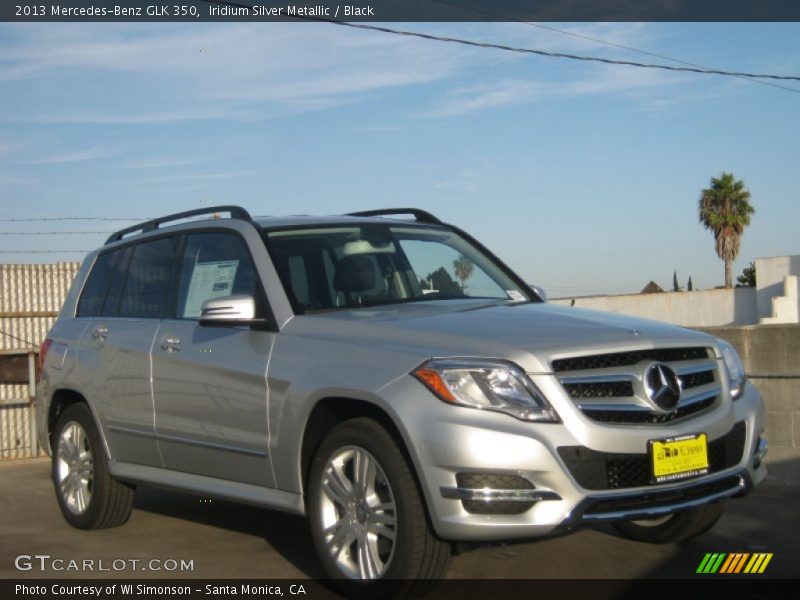 Iridium Silver Metallic / Black 2013 Mercedes-Benz GLK 350