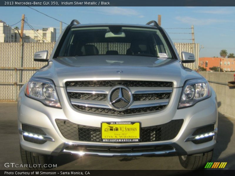 Iridium Silver Metallic / Black 2013 Mercedes-Benz GLK 350