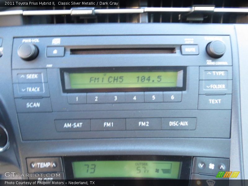 Classic Silver Metallic / Dark Gray 2011 Toyota Prius Hybrid II