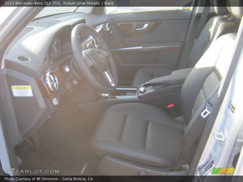 Iridium Silver Metallic / Black 2013 Mercedes-Benz GLK 350