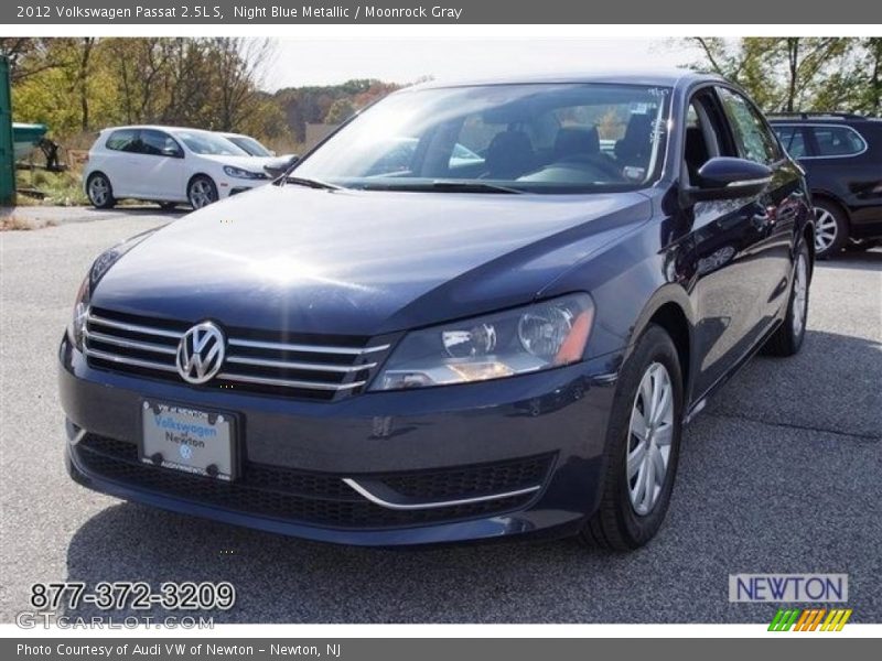 Night Blue Metallic / Moonrock Gray 2012 Volkswagen Passat 2.5L S