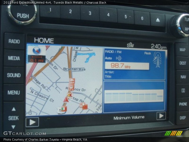 Tuxedo Black Metallic / Charcoal Black 2011 Ford Expedition Limited 4x4