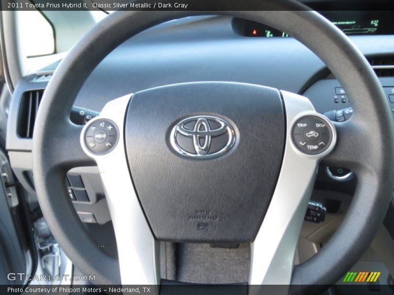 Classic Silver Metallic / Dark Gray 2011 Toyota Prius Hybrid II