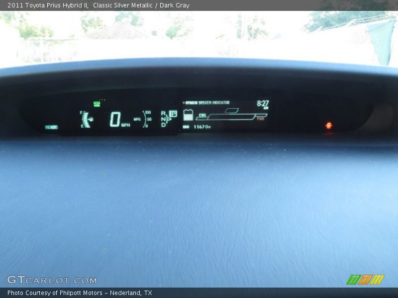 Classic Silver Metallic / Dark Gray 2011 Toyota Prius Hybrid II