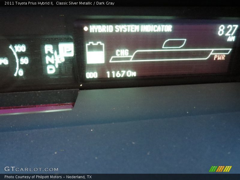 Classic Silver Metallic / Dark Gray 2011 Toyota Prius Hybrid II