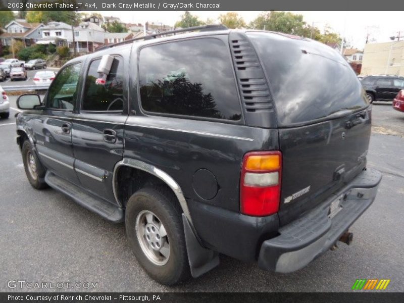Dark Gray Metallic / Gray/Dark Charcoal 2003 Chevrolet Tahoe LT 4x4