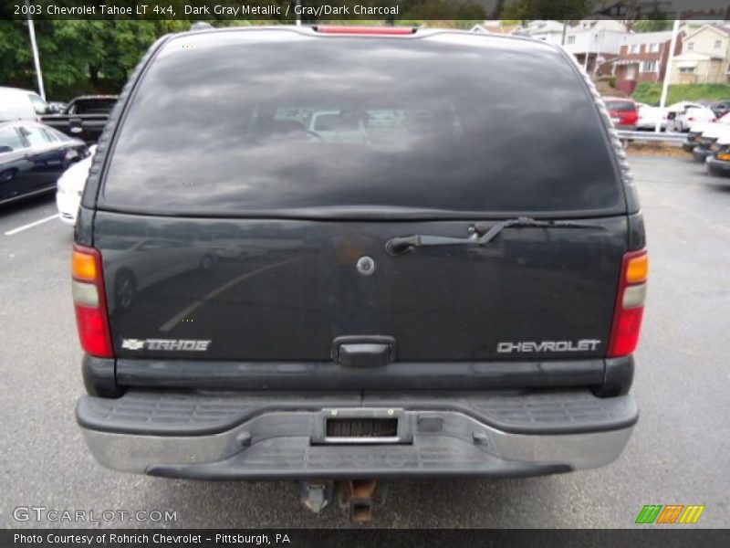 Dark Gray Metallic / Gray/Dark Charcoal 2003 Chevrolet Tahoe LT 4x4