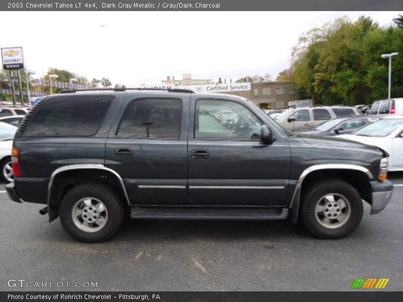 Dark Gray Metallic / Gray/Dark Charcoal 2003 Chevrolet Tahoe LT 4x4