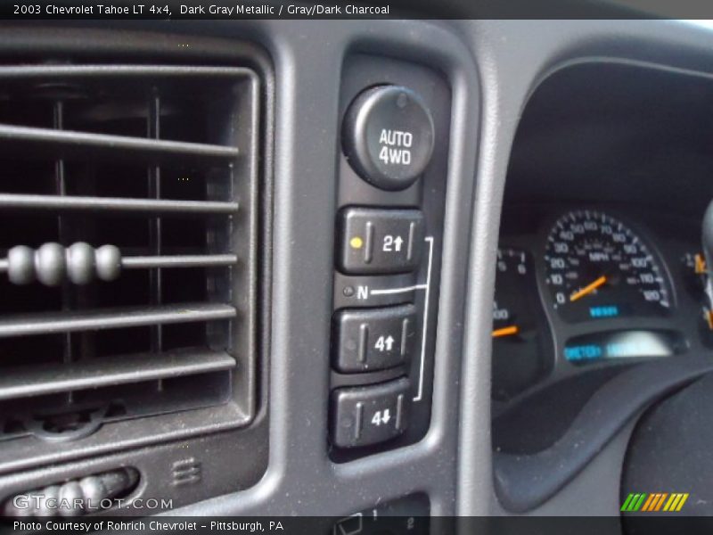 Dark Gray Metallic / Gray/Dark Charcoal 2003 Chevrolet Tahoe LT 4x4