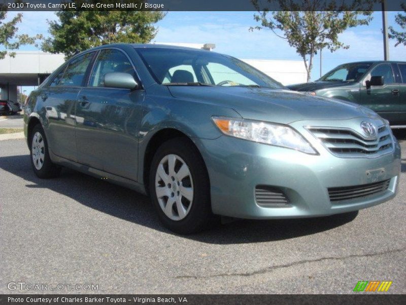 Aloe Green Metallic / Bisque 2010 Toyota Camry LE