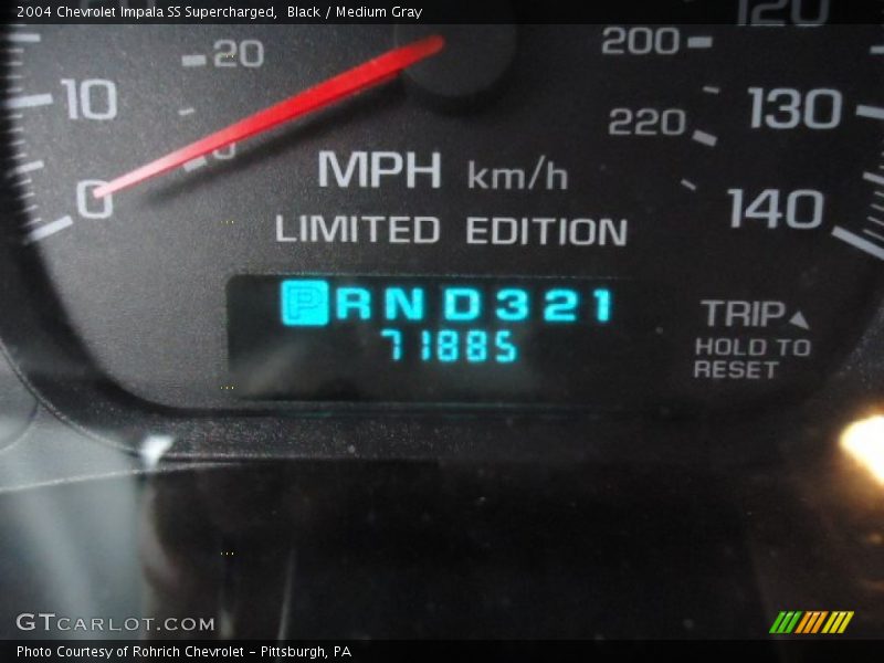 Black / Medium Gray 2004 Chevrolet Impala SS Supercharged