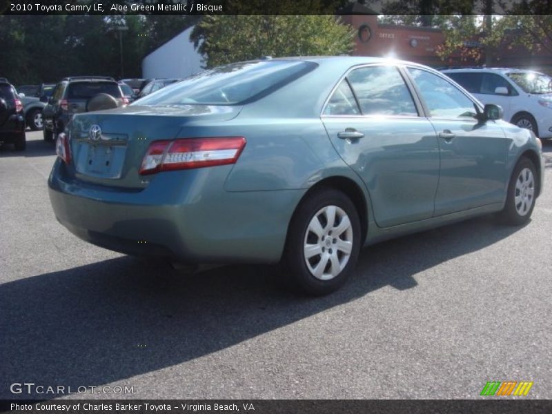 Aloe Green Metallic / Bisque 2010 Toyota Camry LE