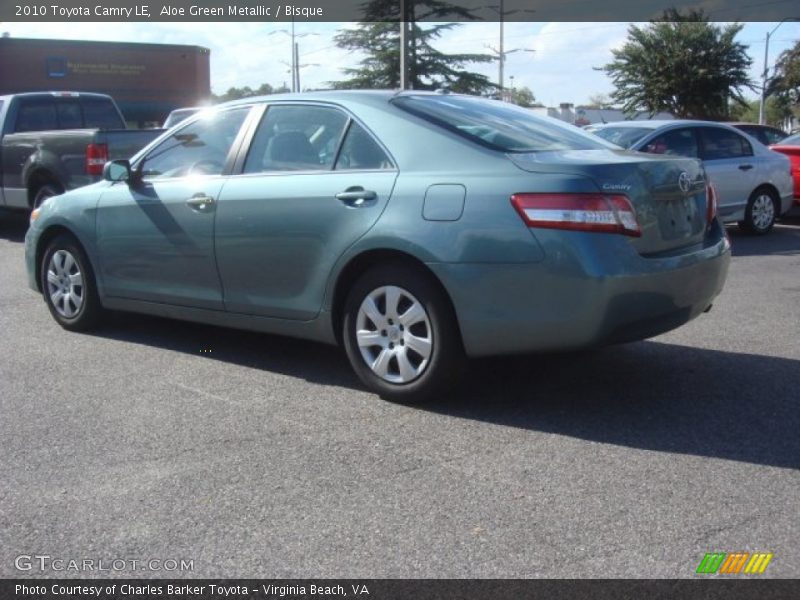 Aloe Green Metallic / Bisque 2010 Toyota Camry LE