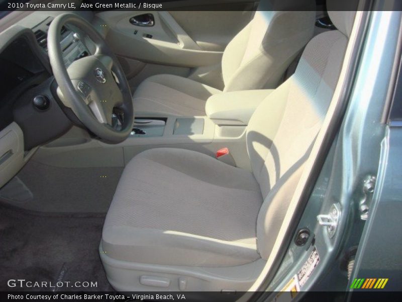 Aloe Green Metallic / Bisque 2010 Toyota Camry LE