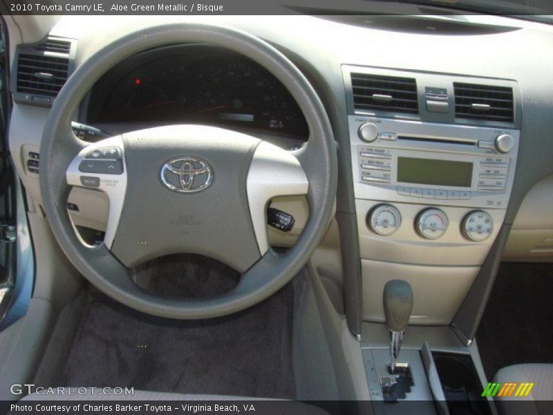 Aloe Green Metallic / Bisque 2010 Toyota Camry LE