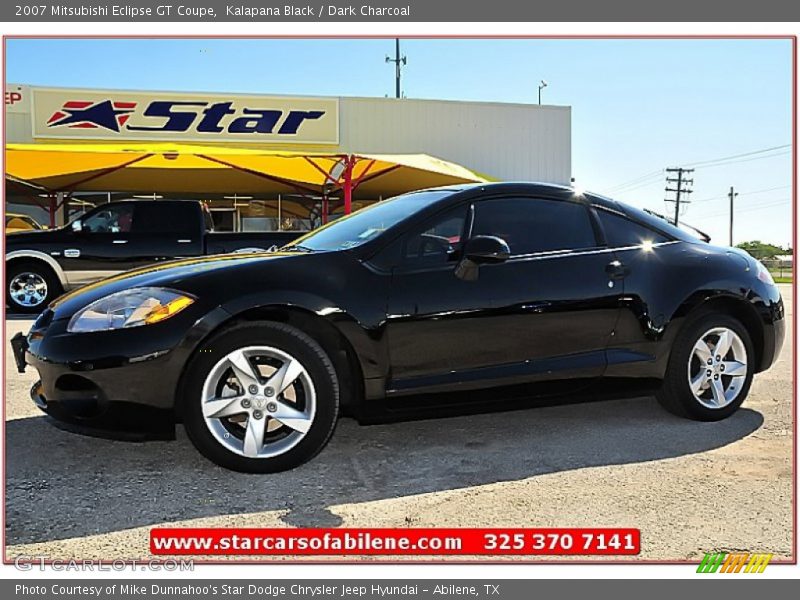 Kalapana Black / Dark Charcoal 2007 Mitsubishi Eclipse GT Coupe